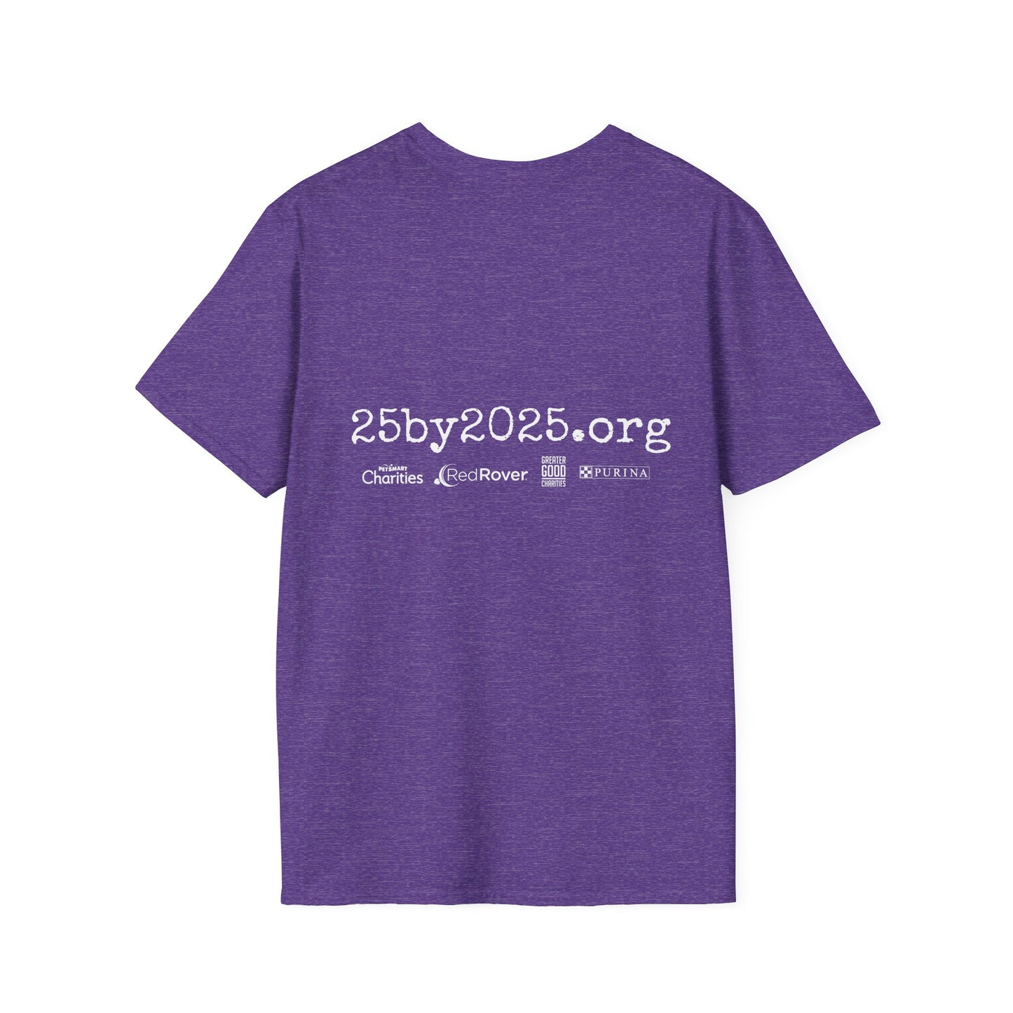 "Pets Are Family" Purple Unisex T-Shirt - 25by2025.org