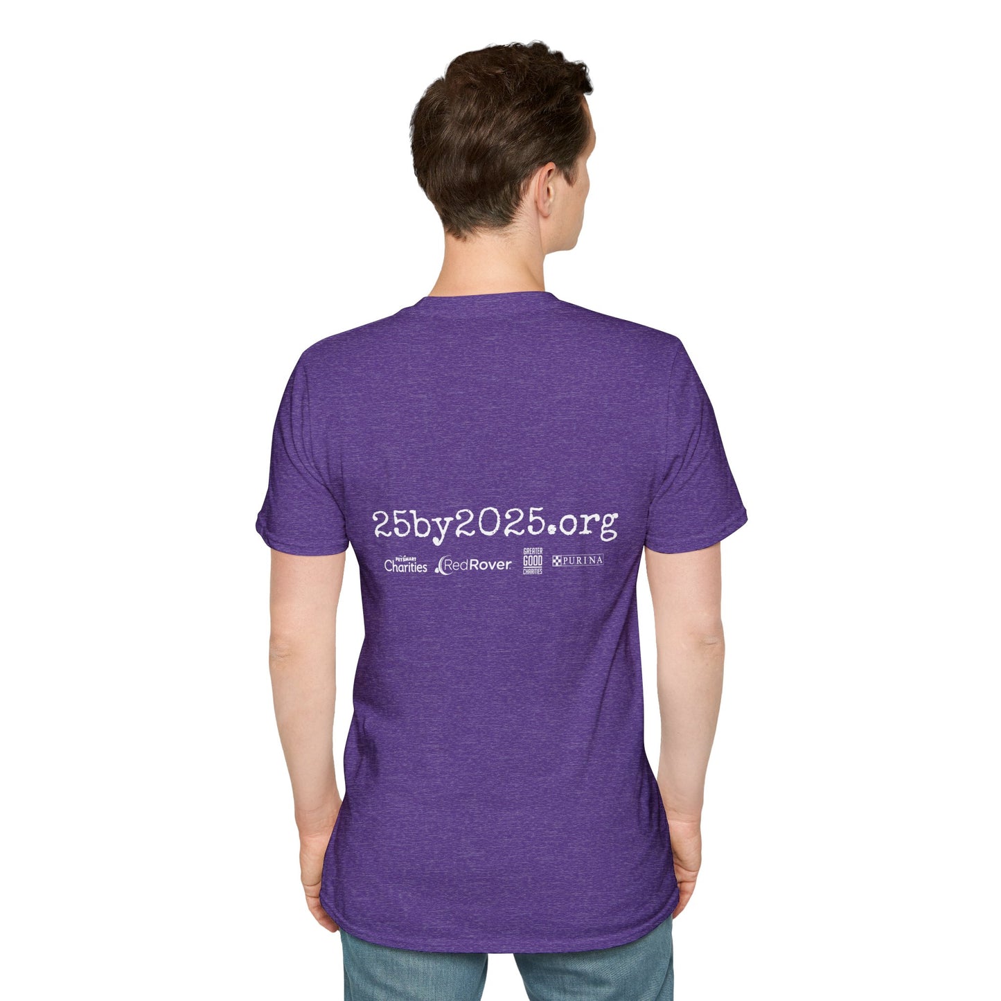 "Pets Are Family" Purple Unisex T-Shirt - 25by2025.org