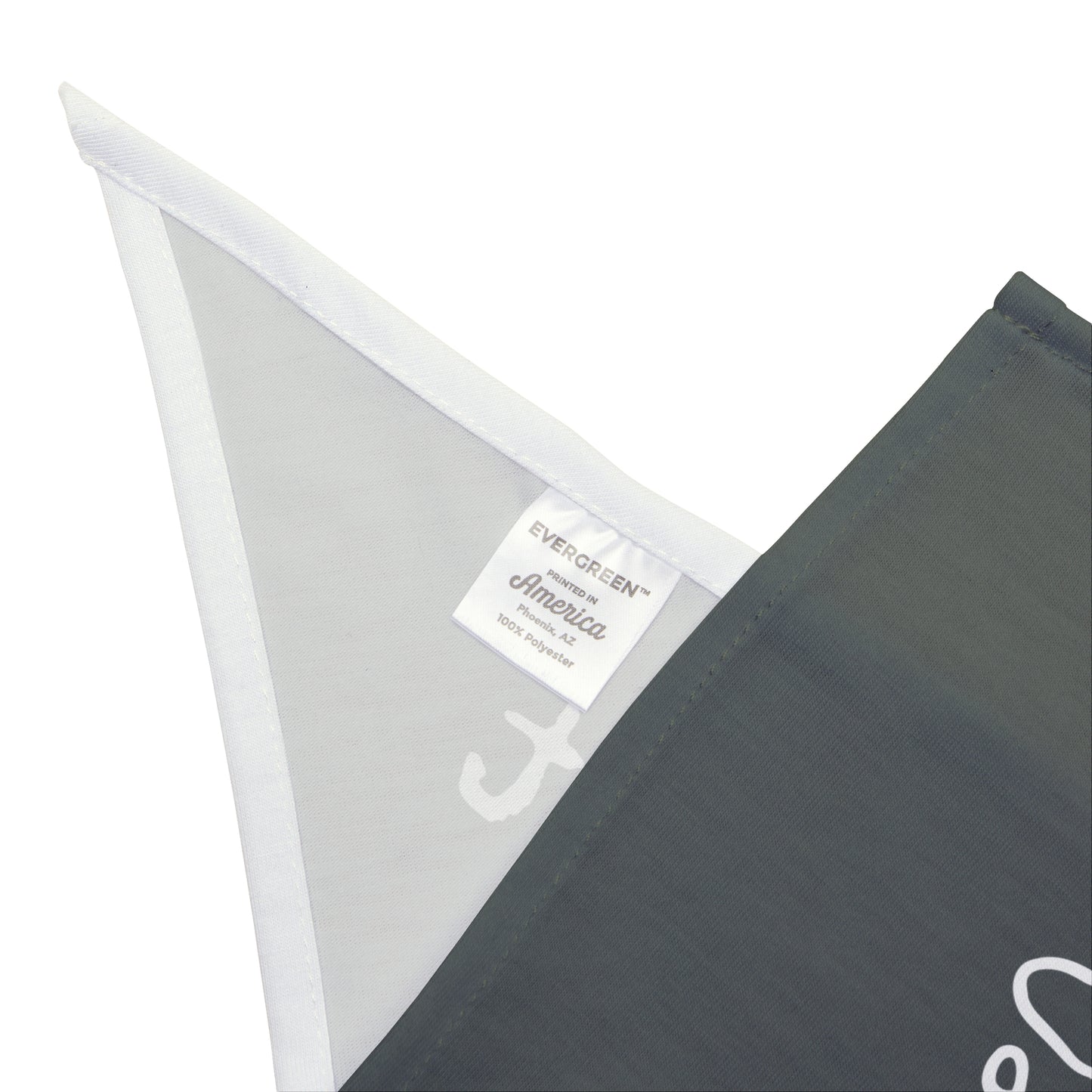 "The Therapist" Pet Bandana in Charcoal Grey