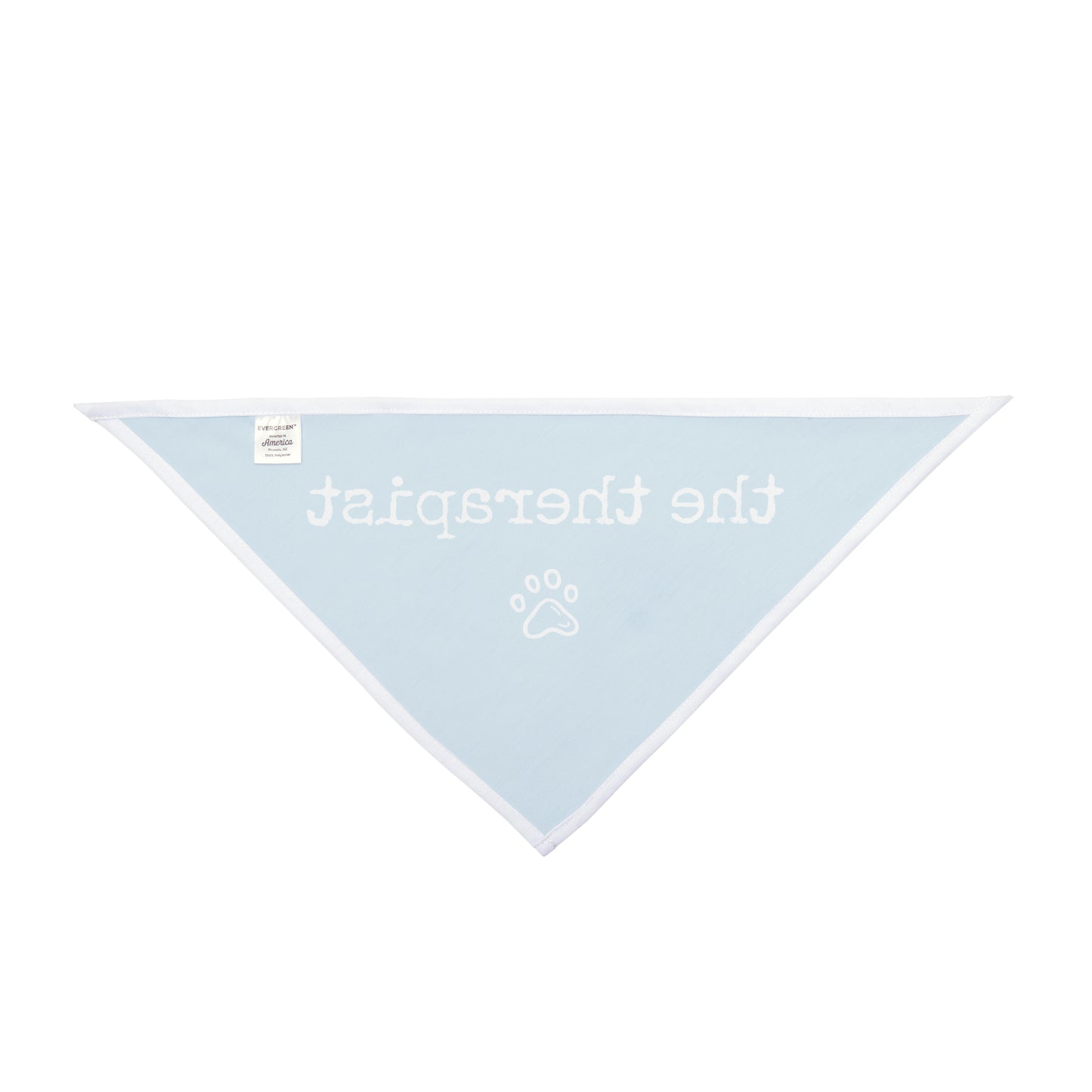 "The Therapist" Pet Bandana in Turquoise