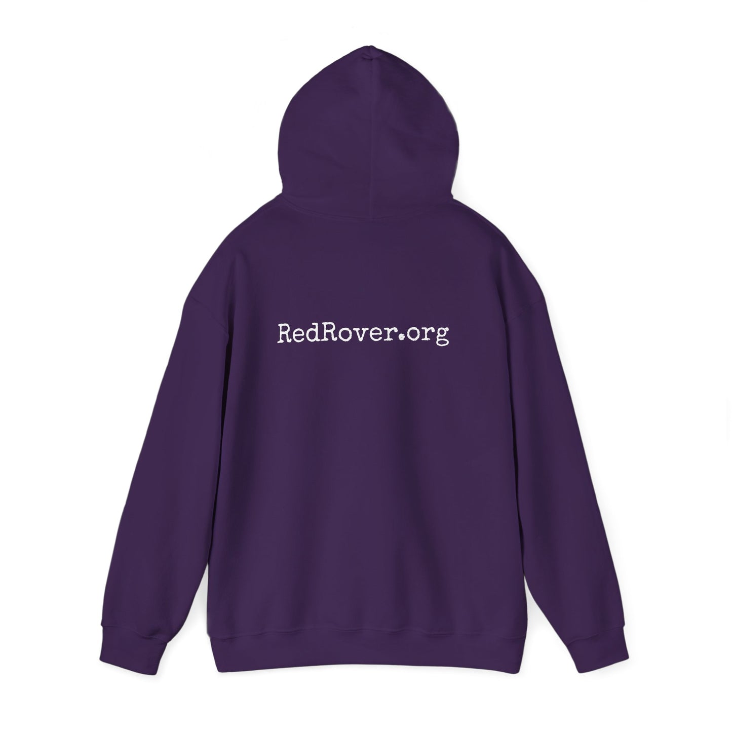 "Pets Are Family" Purple Unisex Heavy Blend™ Hooded Sweatshirt